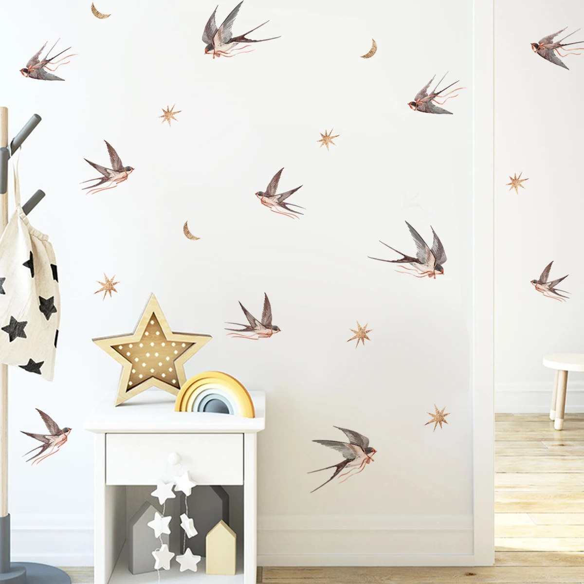Pegatinas de pared extraíbles de pájaros para decoración infantil - imagen 5