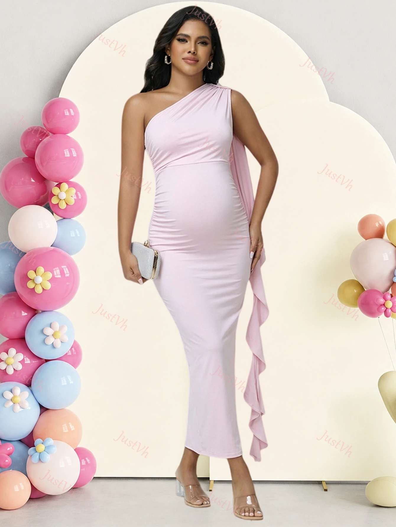 Vista del conjunto del vestido largo