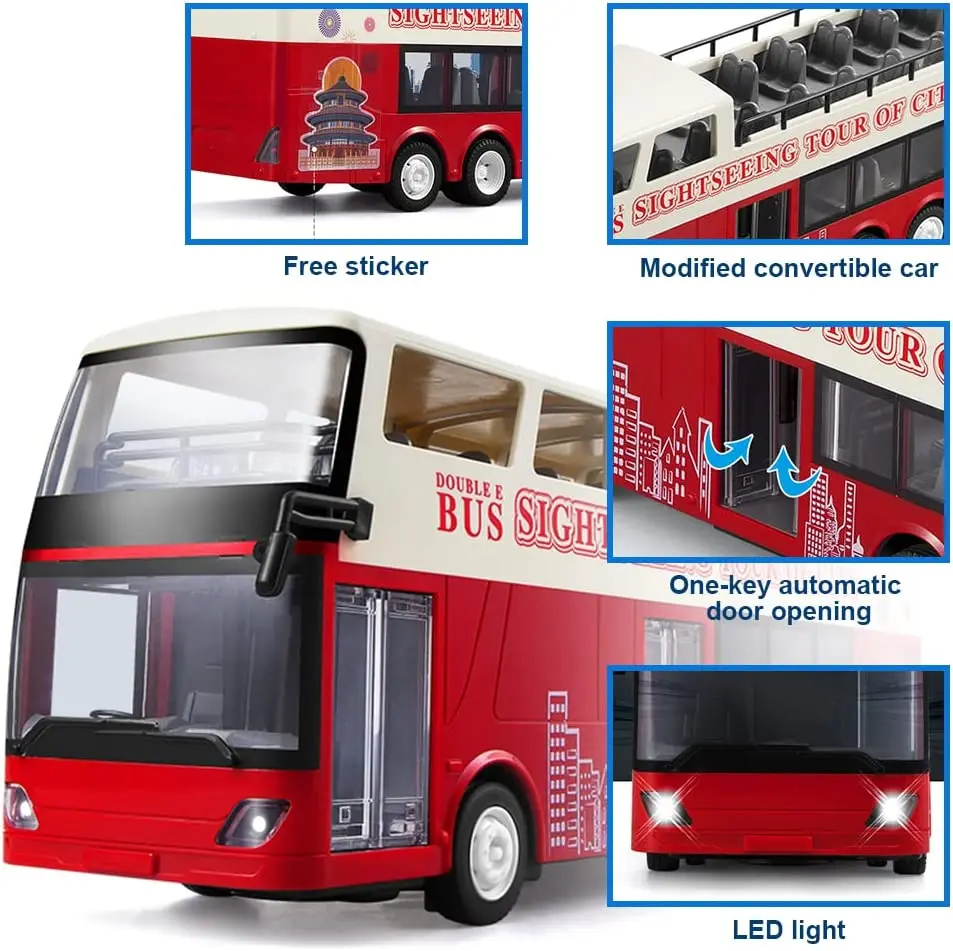 Doble E E640 Autobús de dos pisos radiocontrol con luces - imagen 2