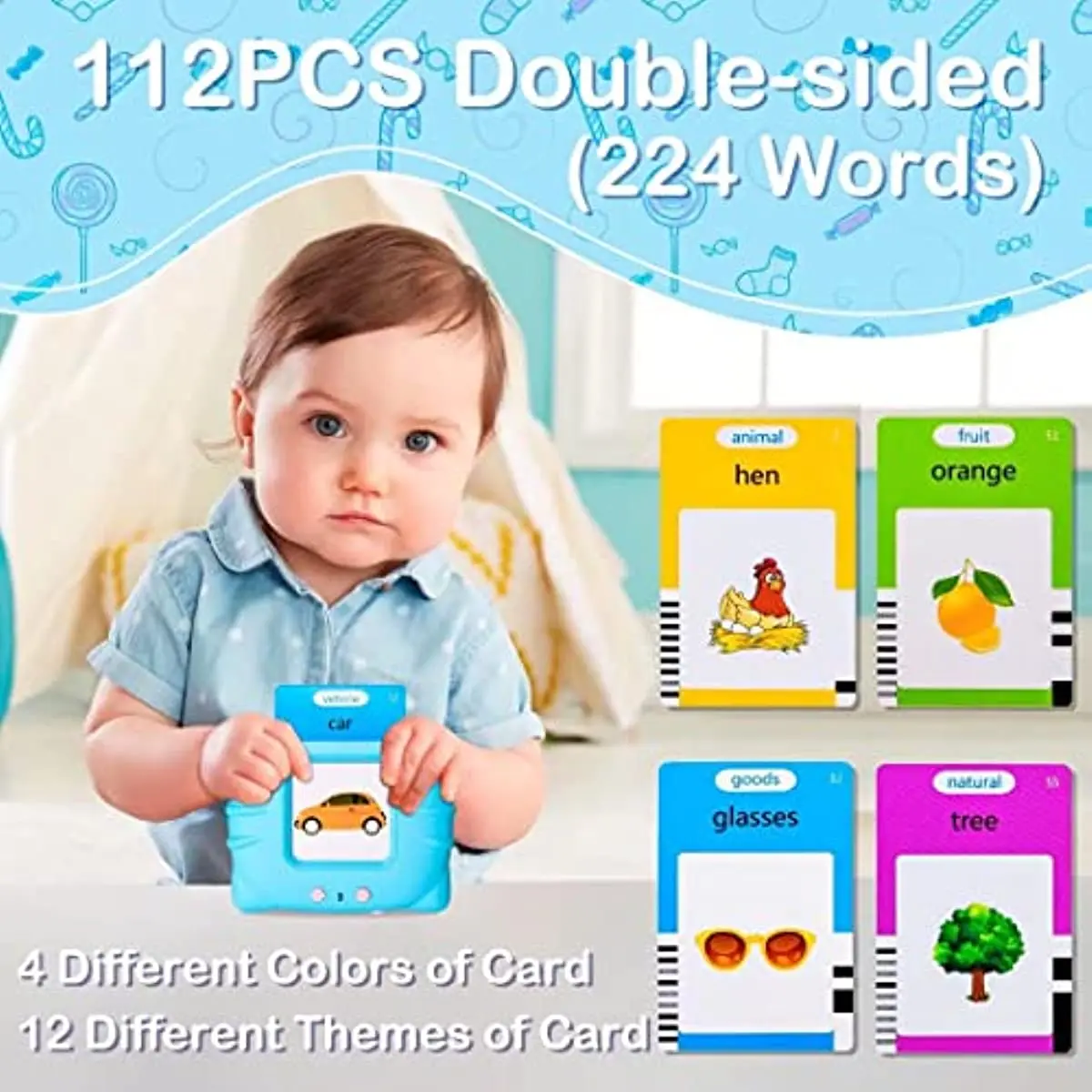 Tarjetas Flash parlantes – Aprendizaje preescolar para bebés - imagen 4