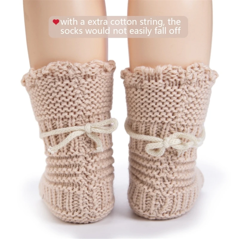 Calcetines de ganchillo para bebé cálidos en otoño e invierno - imagen 5