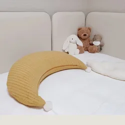 Almohada de lactancia luna para recién nacido de algodón puro