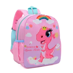Mochila escolar ligera de dinosaurios ajustable para infantil