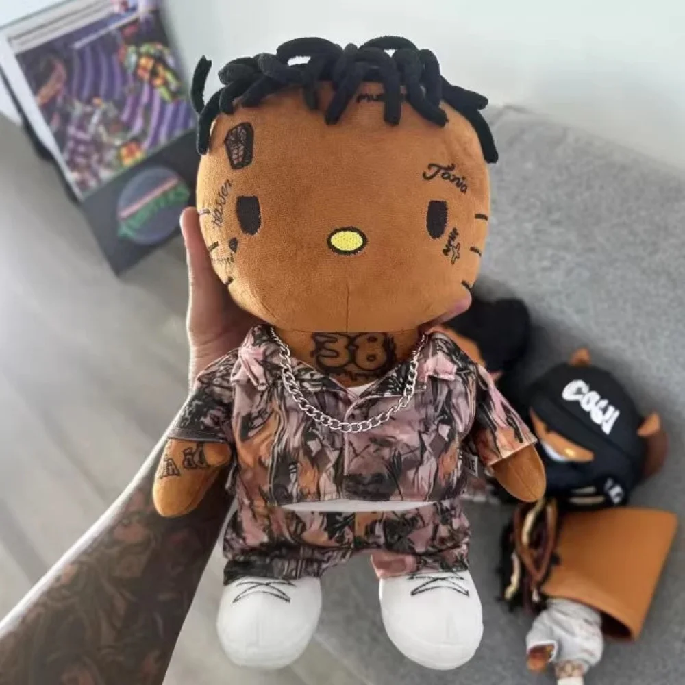 Peluche Hello Kitty suave amarillo, regalo para cumpleaños - imagen 3