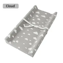 Cambiador de pañales plegable impermeable con almohadilla masaje