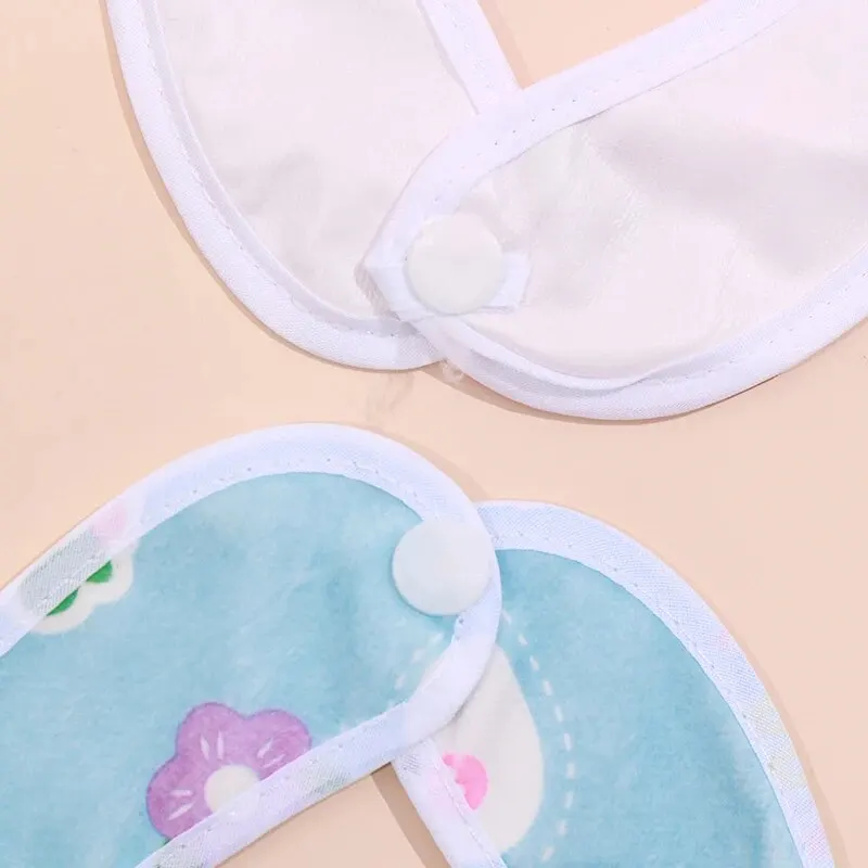 Babero impermeable para bebé suave y absorbente con estampado infantil - imagen 5