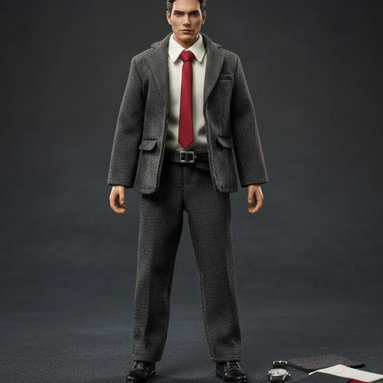 Conjunto de traje elegante para figura masculina coleccionable - imagen 4