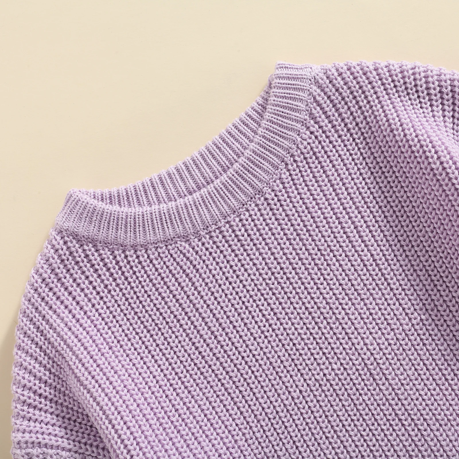 VISgogo Jersey de punto para bebe: sueter calido caramelo manga larga - imagen 2