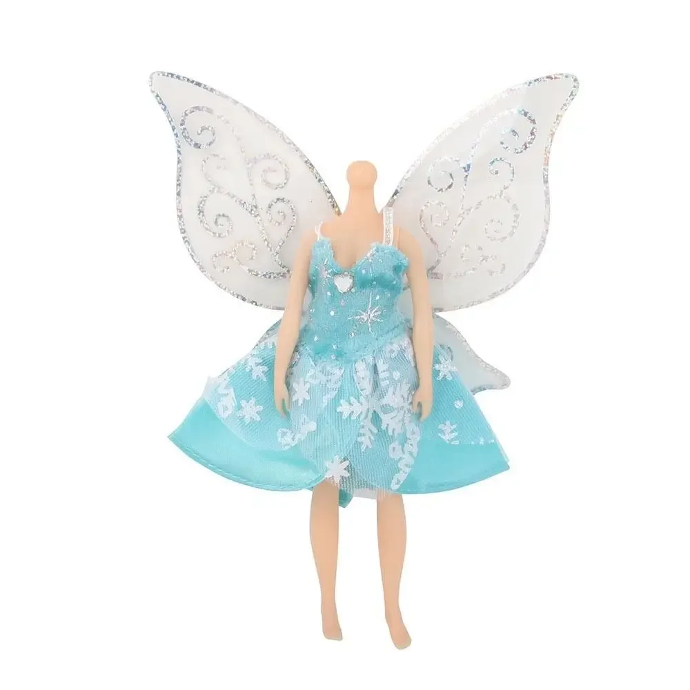 Vestido de hada para muñecas – Falda de gasa con alas de mariposa - imagen 3
