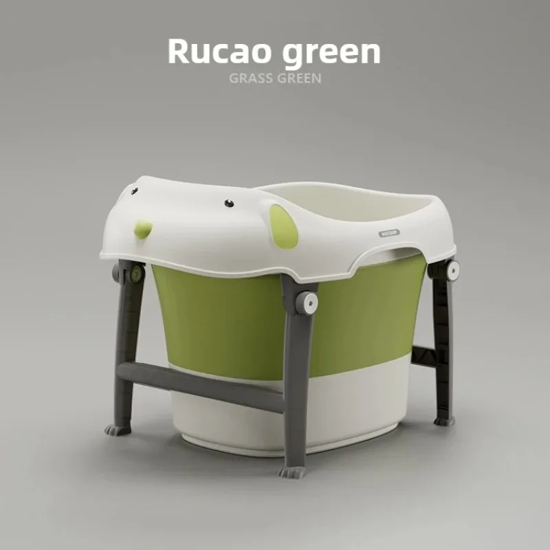 Bañera plegable para bebé con base antideslizante portátil casa