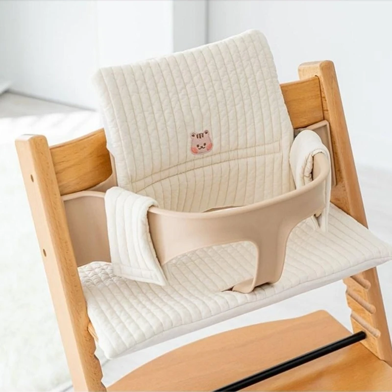 Cojín de asiento antideslizante para silla alta de bebé, oso - imagen 4