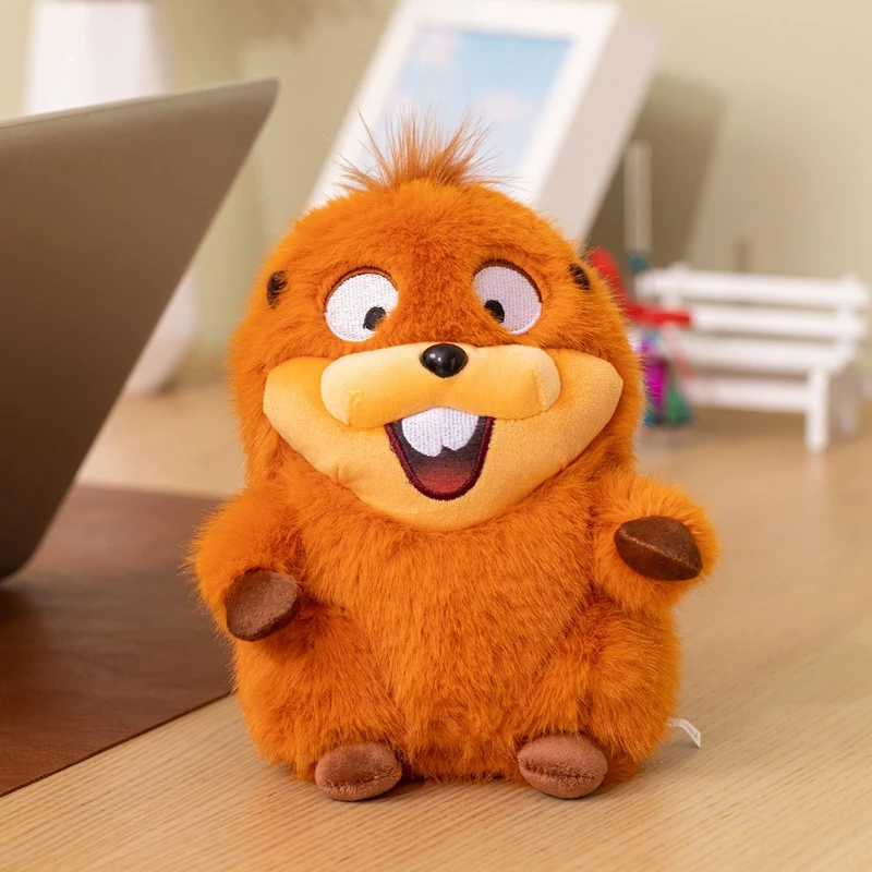 Vista del peluche como juguete suave para niños