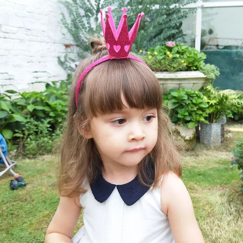 Diademas de princesa con purpurina para niñas – Accesorios brillantes - imagen 3