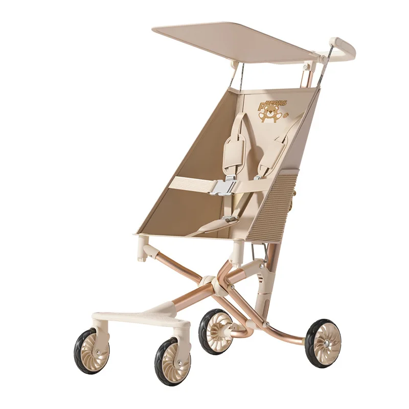 Cochecito de paraguas plegable ligero para niños, coche de bolsillo - imagen 5