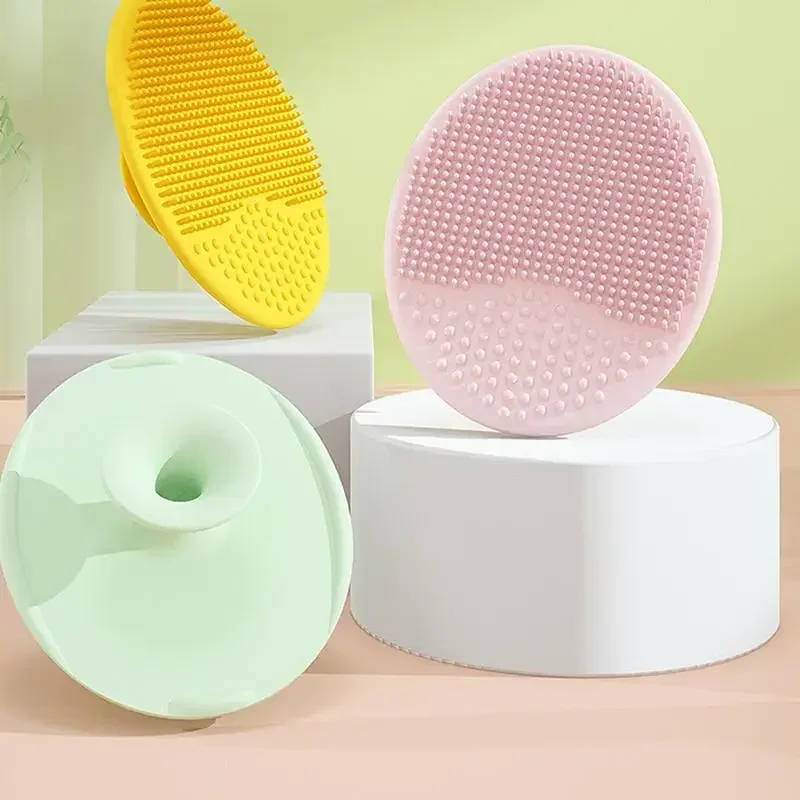 Cepillo de champú de silicona para baño infantil con masaje suave - imagen 4