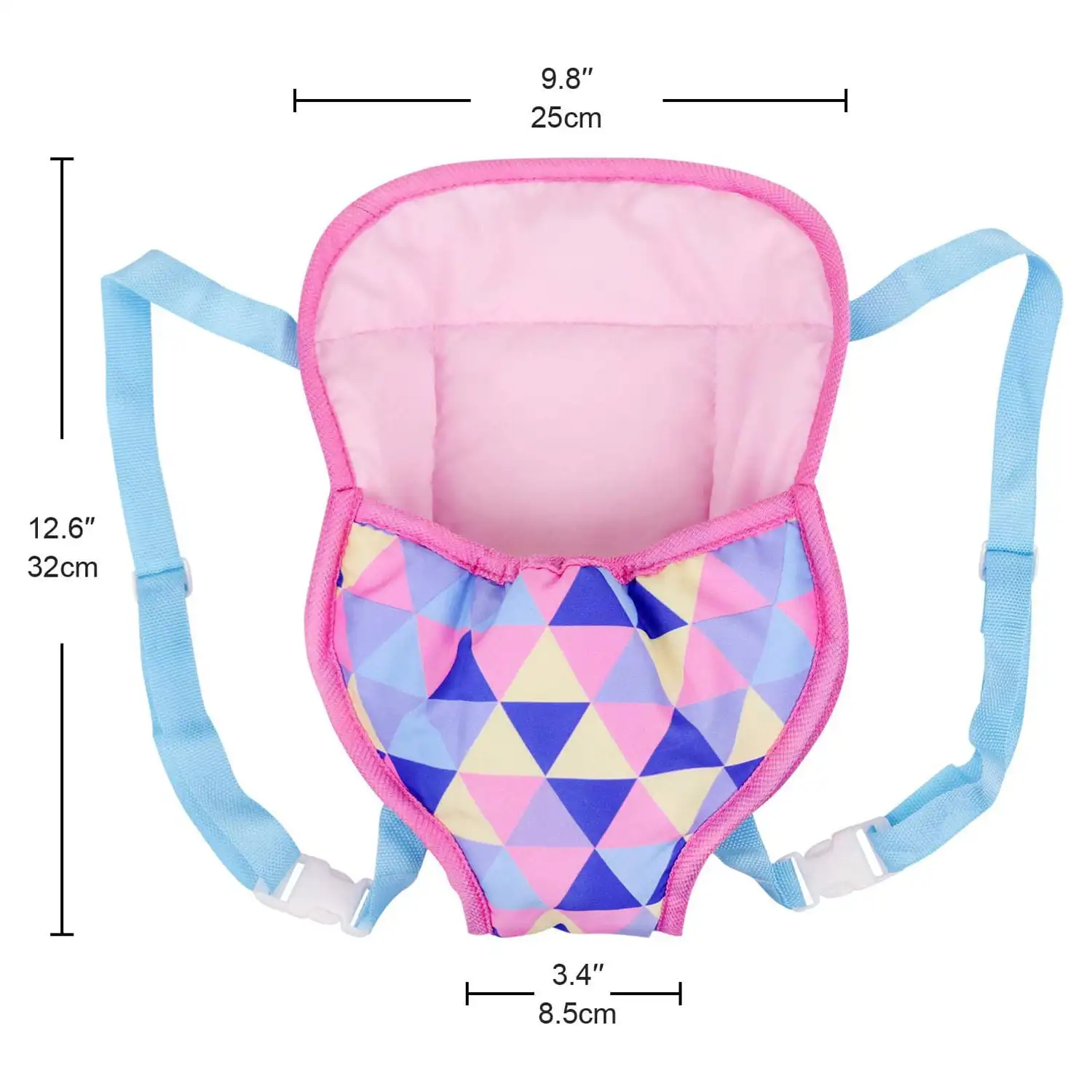 Mochila porta muñecas para juego de imitación y transporte - imagen 3
