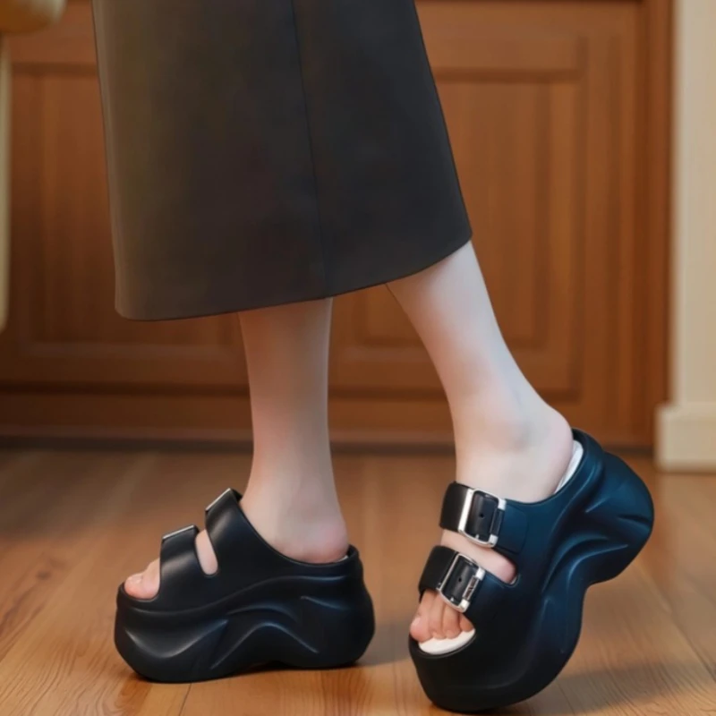 Sandalias de plataforma con tacón grueso para niña – Cuña EVA - imagen 3