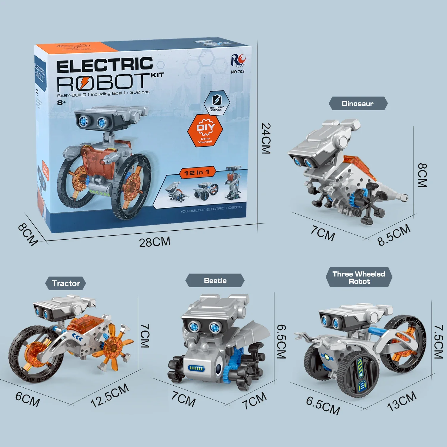 Kit de robot solar educativo con experimentos y montaje manual - imagen 2