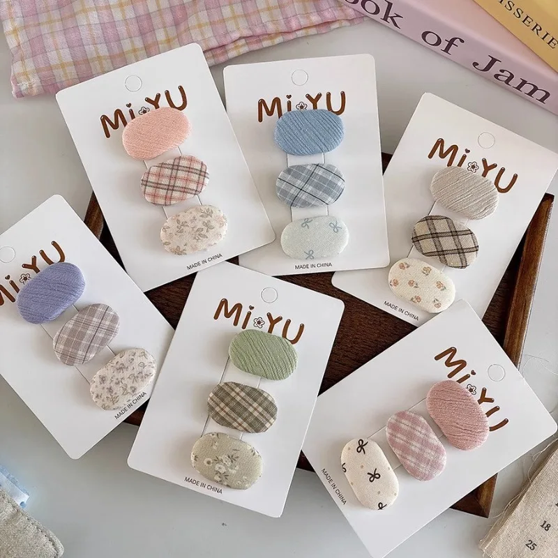 Mini pinzas para el pelo de niña con lazo floral estilo coreano - imagen 4