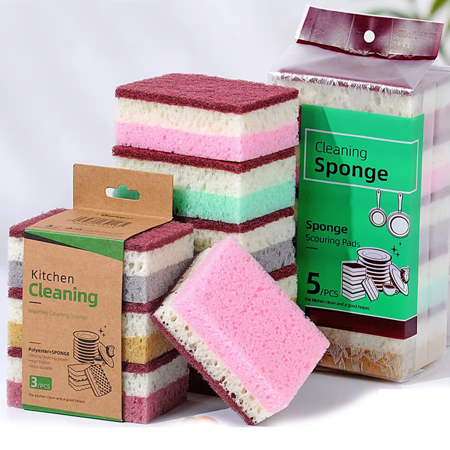 Estropajo de esponja resistente para cocina profesional