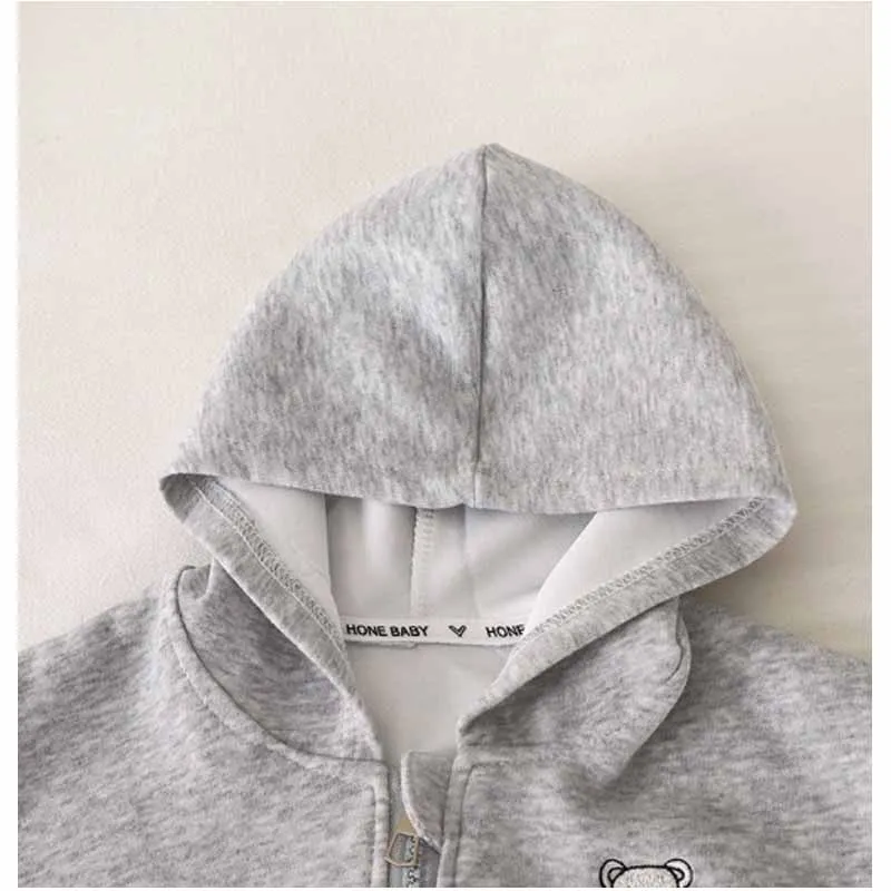 Chándal con capucha para niñas – Conjunto deportivo cómodo diario - imagen 5