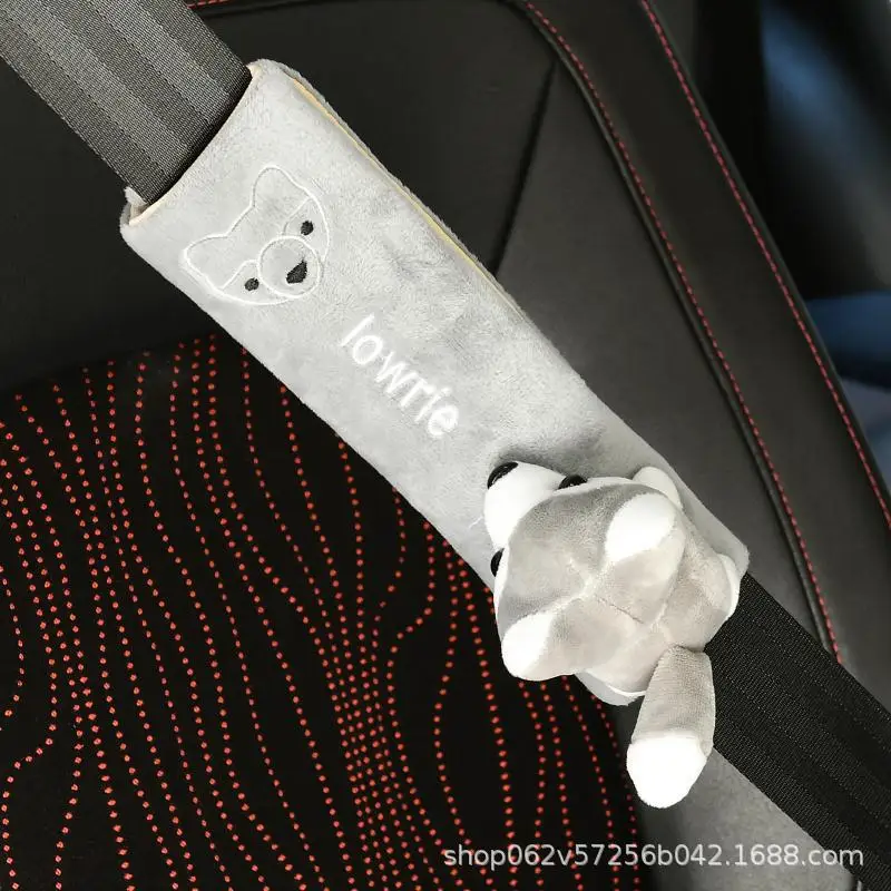 Protector de arnés para silla de coche de bebé - diseño animal suave - imagen 5