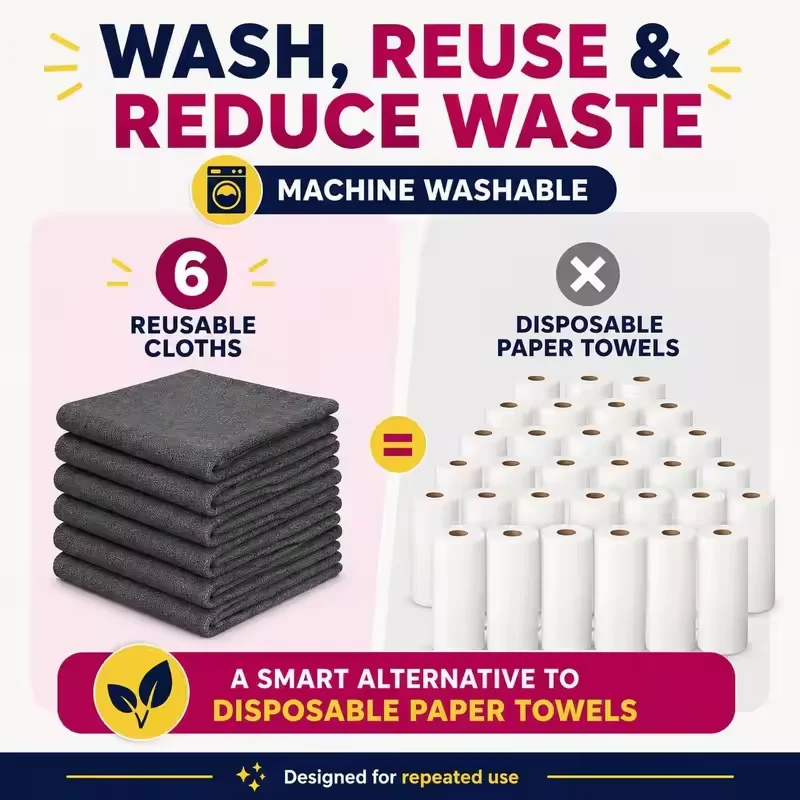 Kit de 6 paños