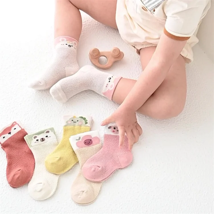 Calcetines de verano para niños y niñas, pack de 3 pares