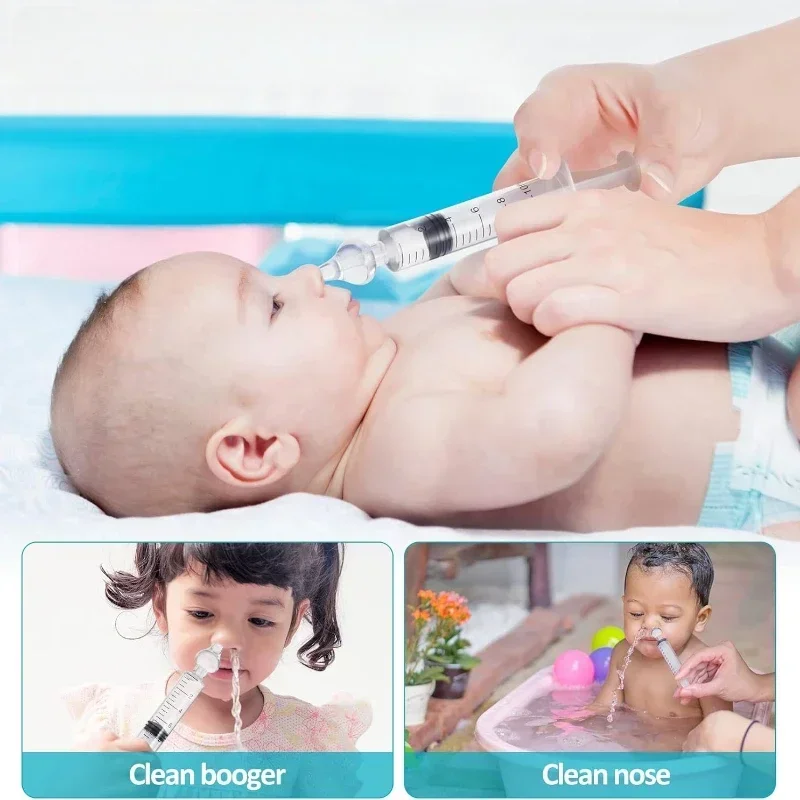 Aspirador nasal para bebé con cepillo y pinzas de limpieza - imagen 5