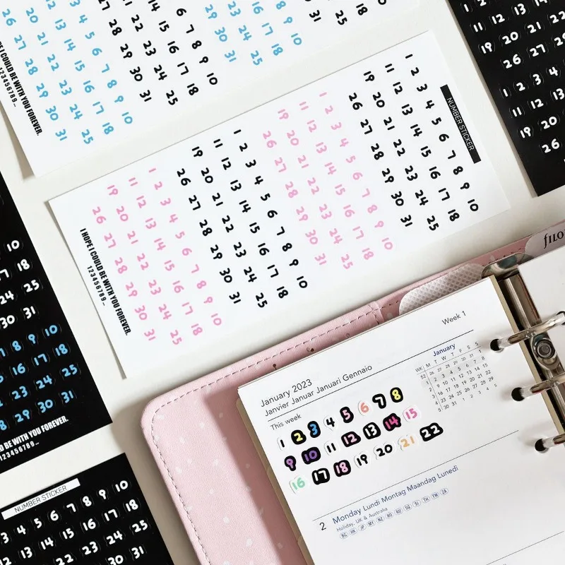 Pegatinas infantiles de calendario con números de días - imagen 3