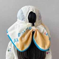 Sombrero de sol infantil de ala ancha, transpirable y con protección