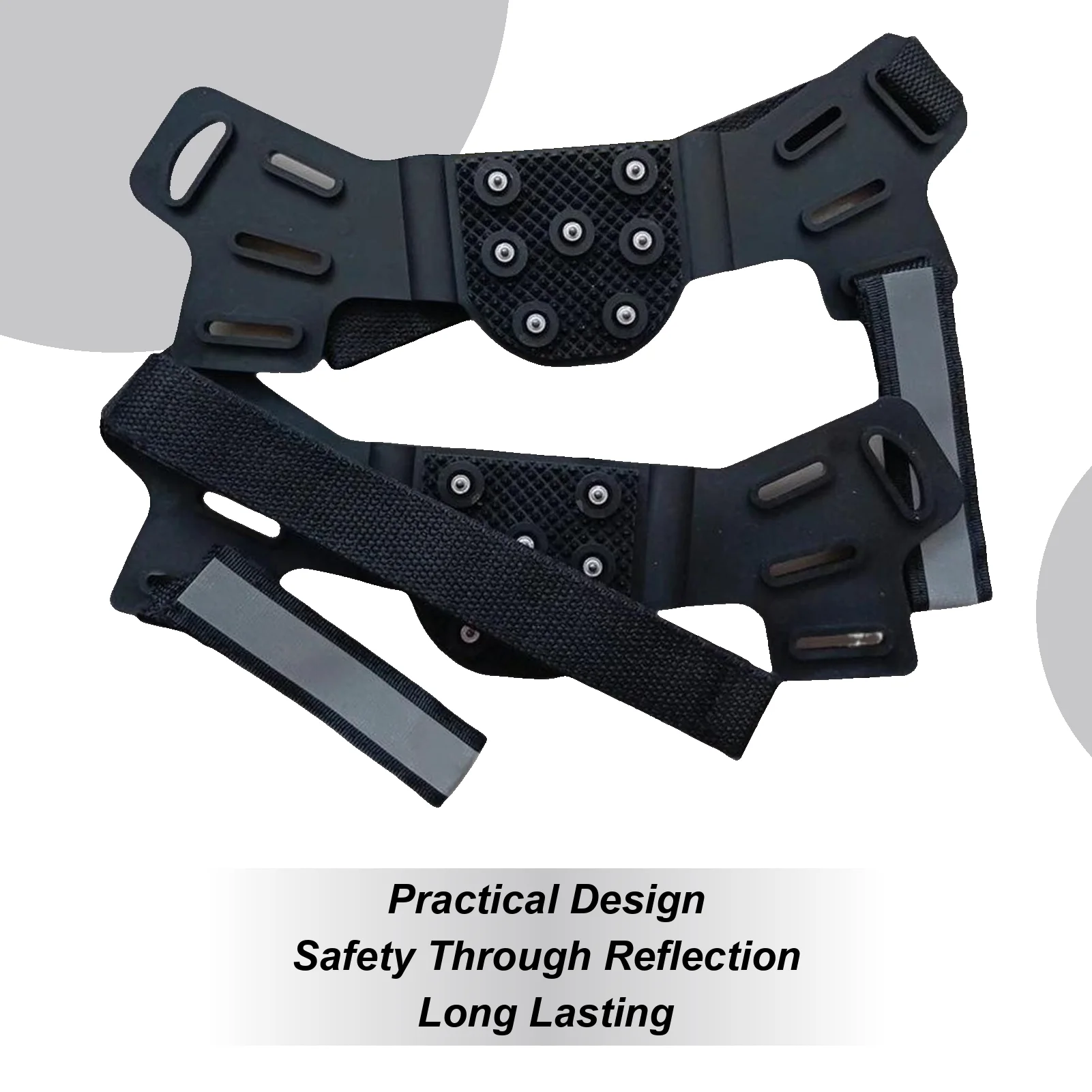 Crampones de hielo antideslizantes ajustables para zapatos con picos - imagen 5