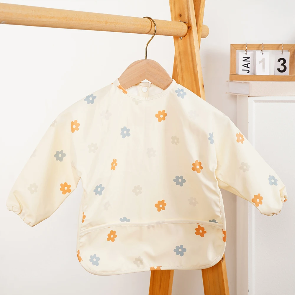 Babero impermeable Elinfant de manga larga para bebé - imagen 5