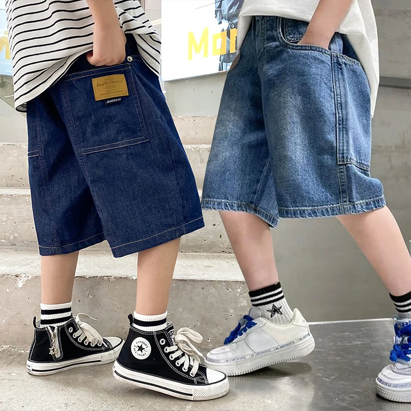 Pantalones cortos vaqueros para niños – Estilo casual de verano - imagen 5