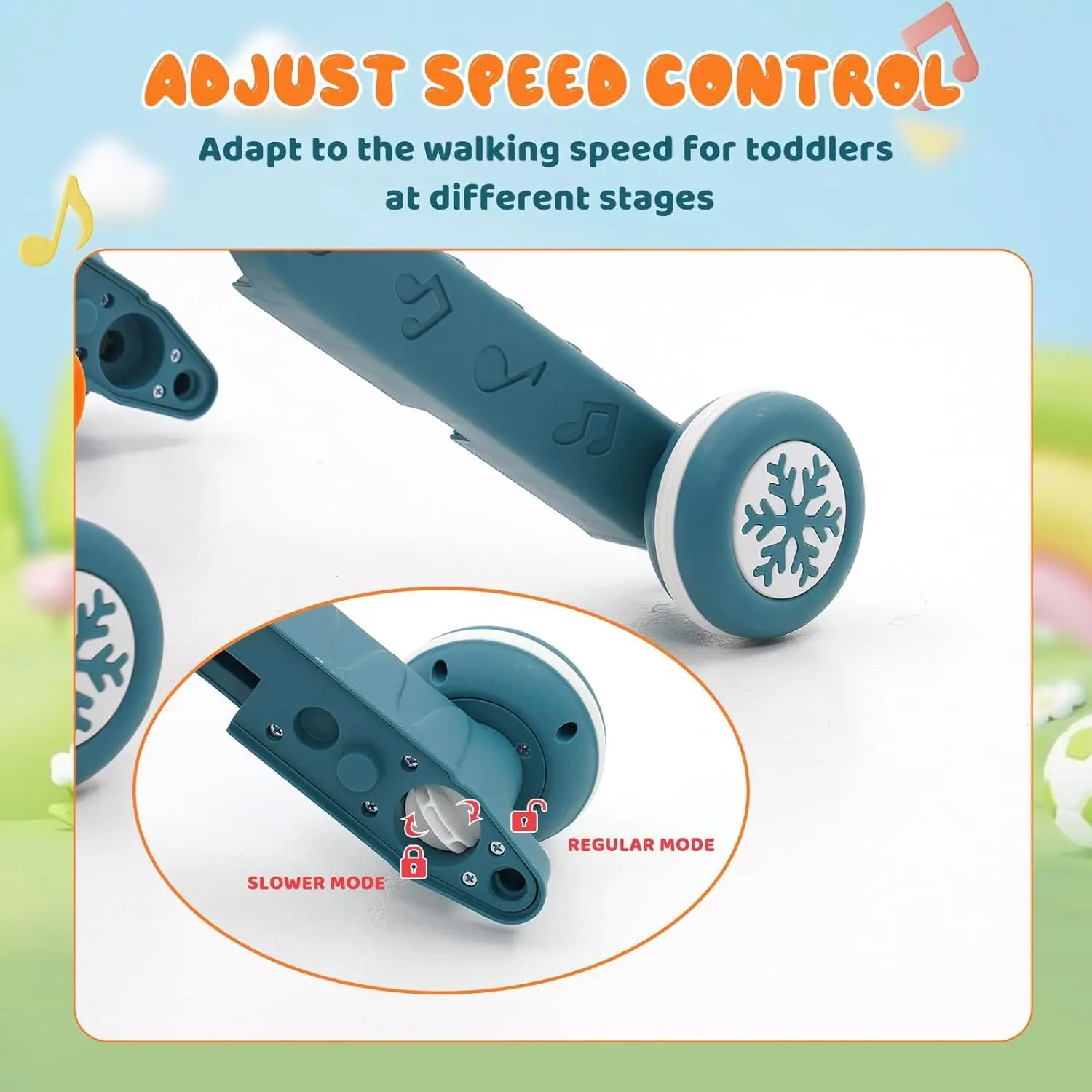Andador bebé para aprender a caminar y jugar - imagen 3