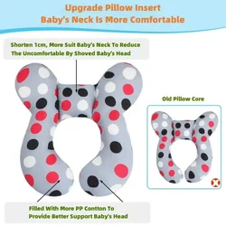 Almohada de viaje para bebé: soporte cabeza y cuello en coche