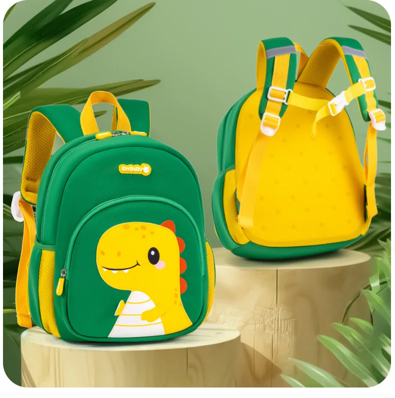 Mochila escolar ligera infantil de dinosaurios estilo Kawaii - imagen 5