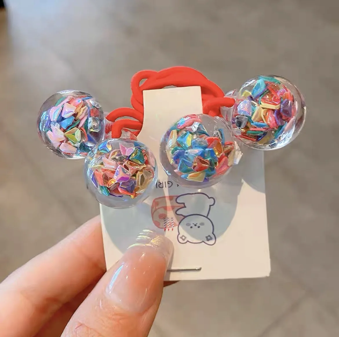 Bandas elásticas con diversos estampados de frutas