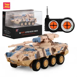 Tanque RC teledirigido de camuflaje leopardo para niños