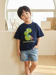 MILANCEL camiseta de verano holgada ventilada con dibujos de tomate