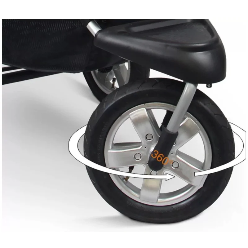 Cochecito jogging 3 en 1 convertible con triciclo infantil para niño