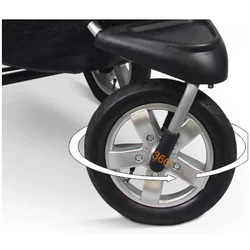 Cochecito jogging 3 en 1 convertible con triciclo infantil para niño