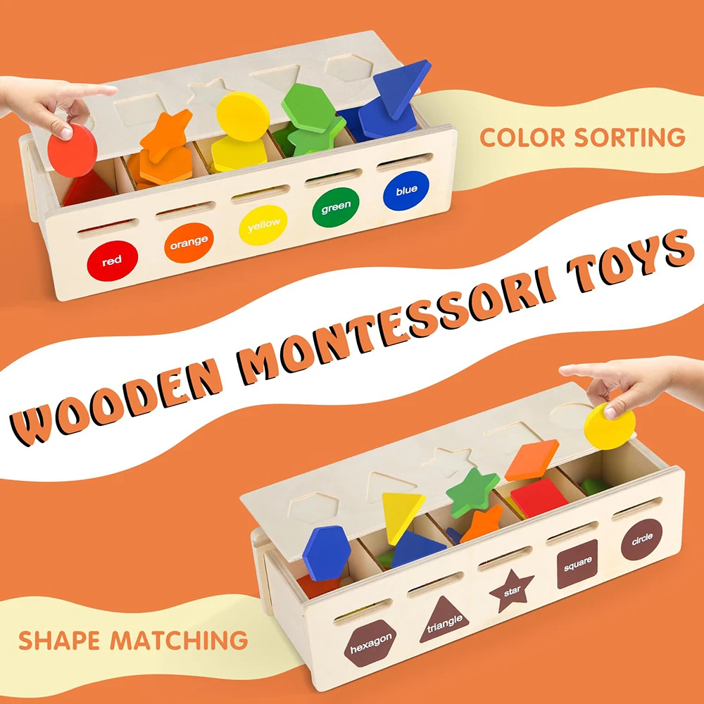 Bloques geometricos en diferentes formas y colores