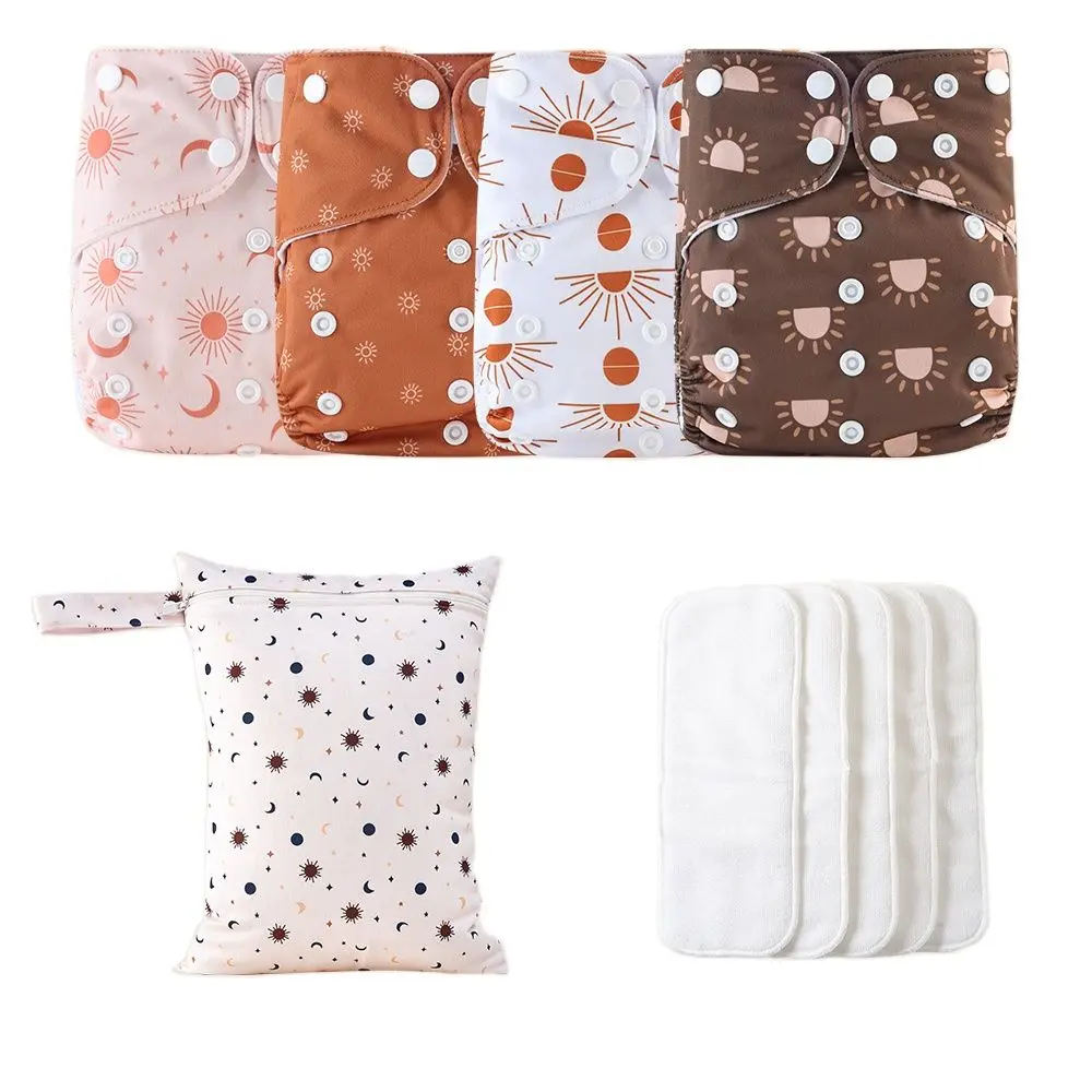 HappyFlute pañal tela bolsillo impermeable insertos bolsa húmeda bebé - imagen 4