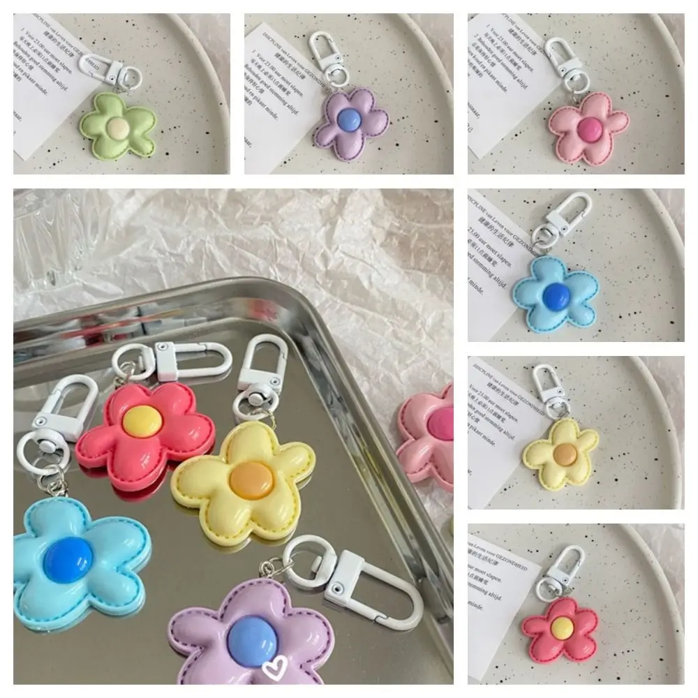 Llavero infantil de flores en resina, colgante mini decorativo - imagen 5