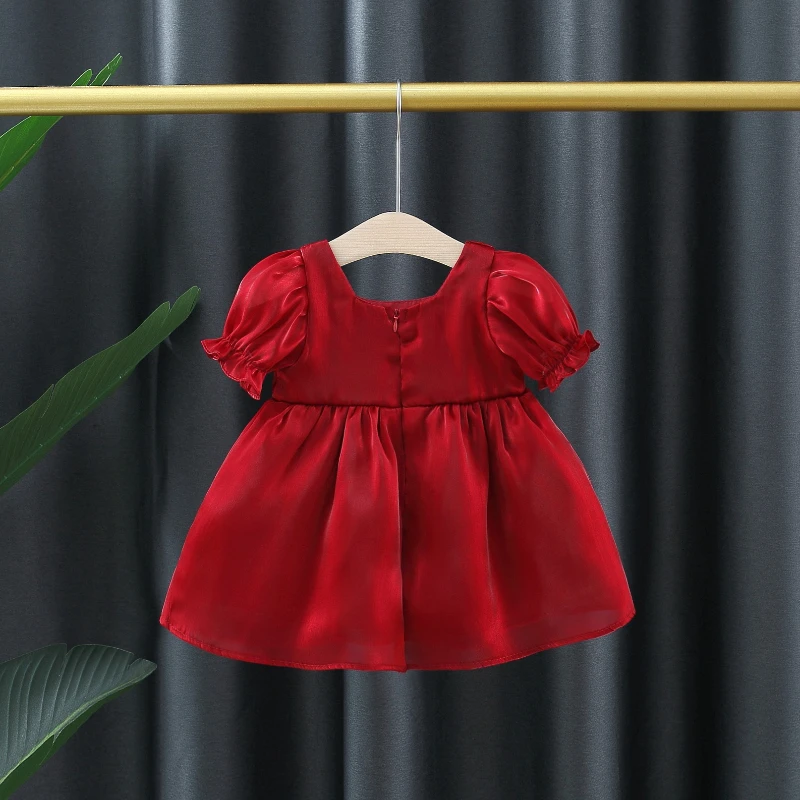Vestido de verano para niña con lazo estilo princesa - imagen 3