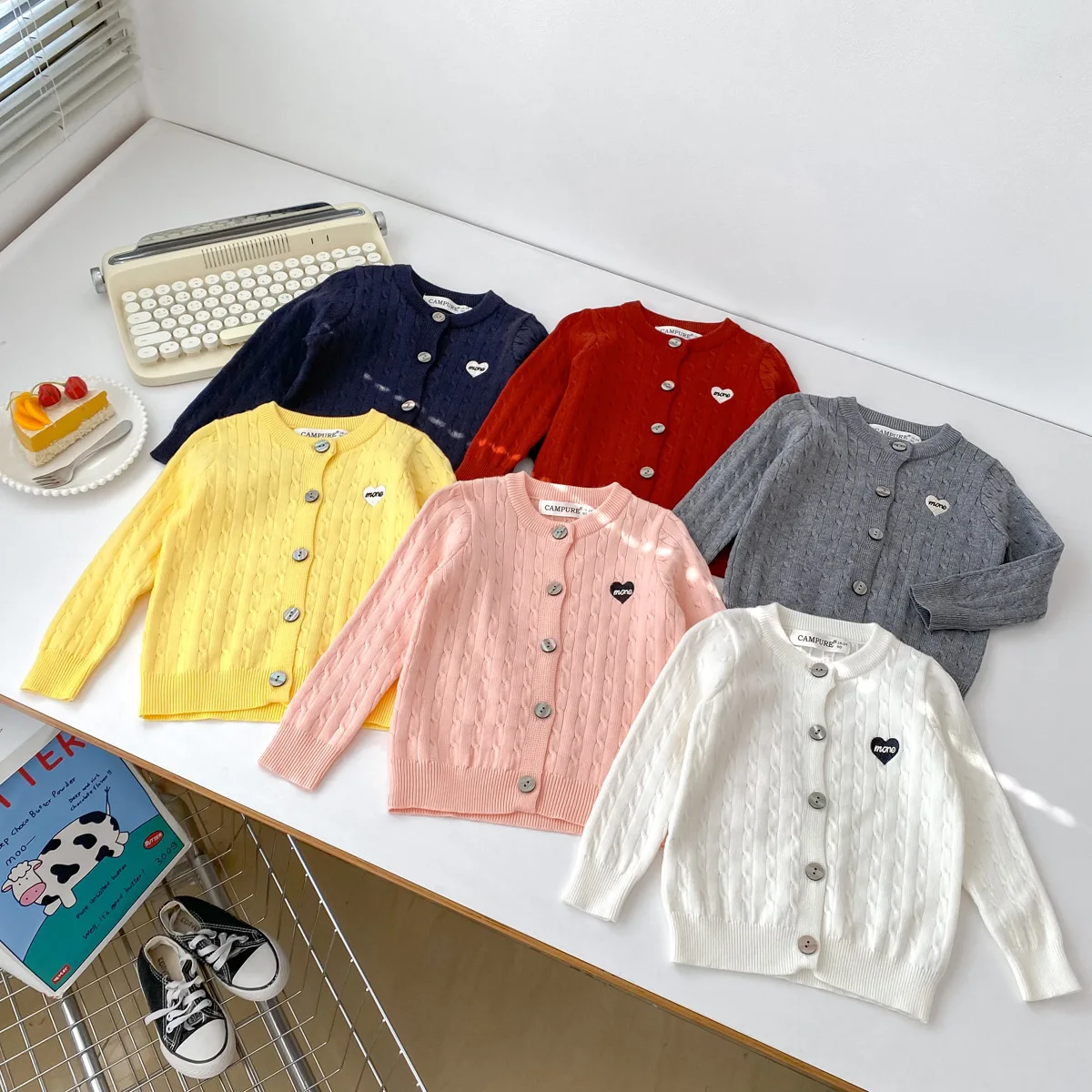 Cárdigan de punto para niño – Jersey cálido de otoño