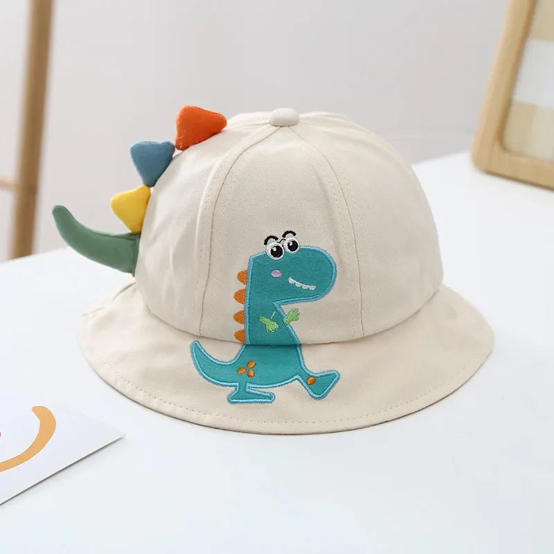Sombrero de verano para bebé Panamá dinosaurios con protección UV