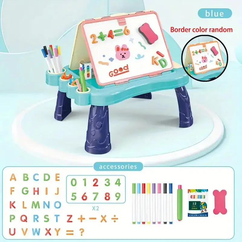 Caballete infantil Graffiti mesa plegable doble cara para dibujar - imagen 4