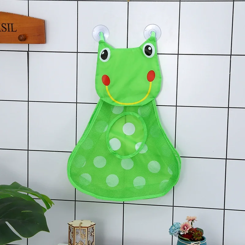 Bolsa organizadora para juguetes baño con ventosas y red de malla - imagen 2